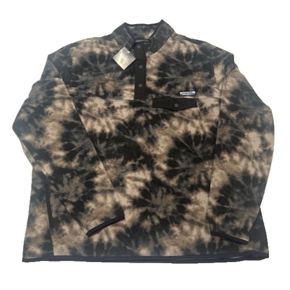 Eddie Bauer Men's Chutes Long-Sleeve Snap Mock Neck Fleece‎ Pullover NWT - 2XL - Picture 2 of 16